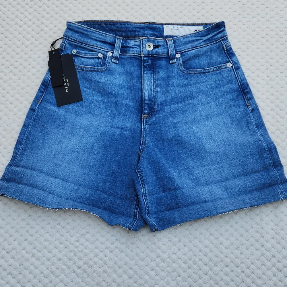 Nwt rag & bone Nina High Rise Denim Shorts - Picture 12 of 16